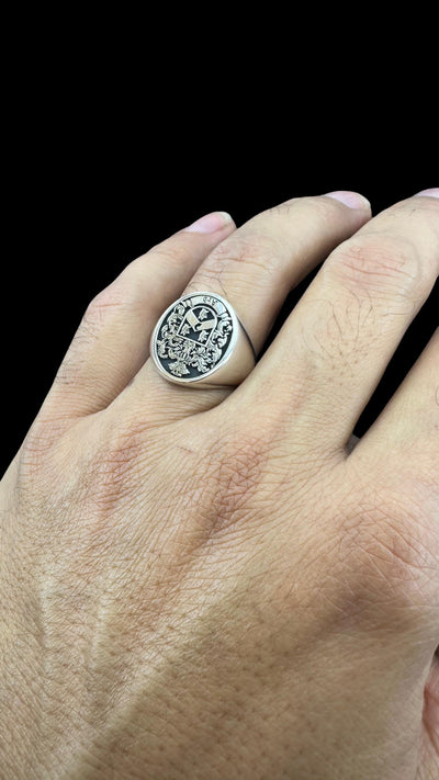 Coat of Arms Ring, Family Crest Rings, Custom Signet Ring, Crest Ring, Family Crest Signet Ring Christmas Gift