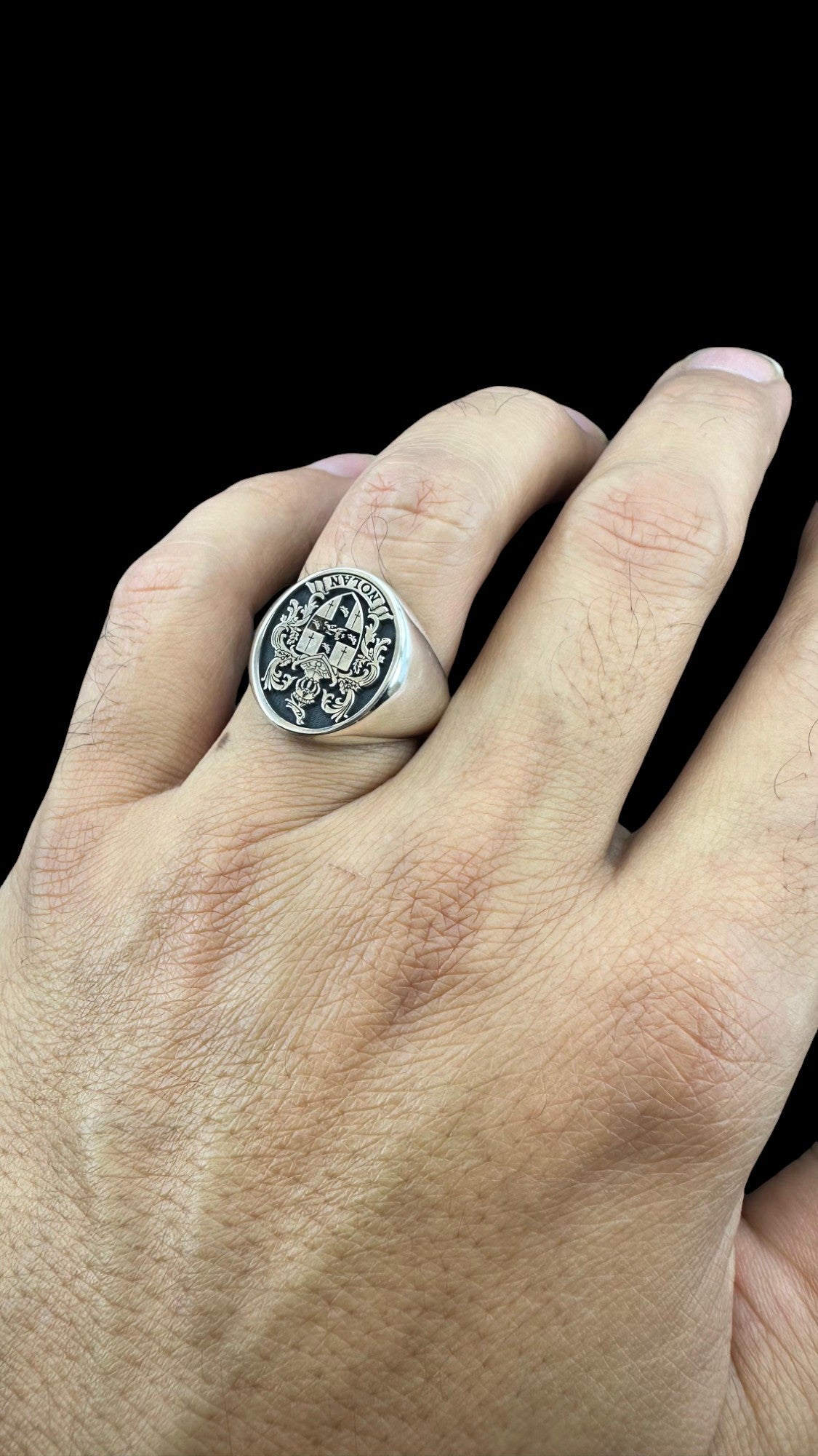 Coat of Arms Ring, Family Crest Rings, Custom Signet Ring, Crest Ring, Family Crest Signet Ring Christmas Gift