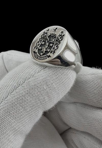 Coat of Arms Ring, Family Crest Rings, Custom Signet Ring, Crest Ring, Family Crest Signet Ring Christmas Gift