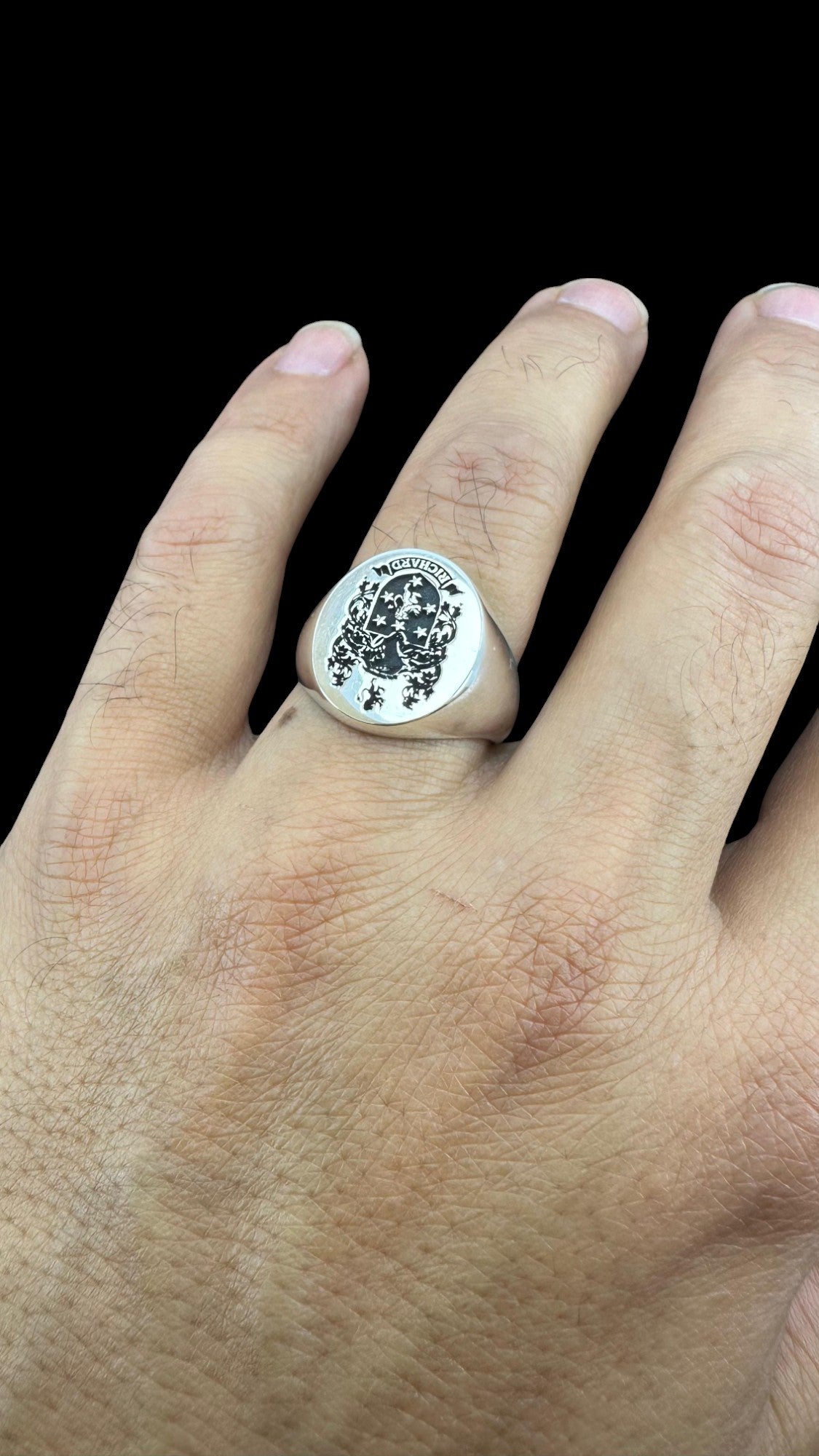 Coat of Arms Ring, Family Crest Rings, Custom Signet Ring, Crest Ring, Family Crest Signet Ring Christmas Gift