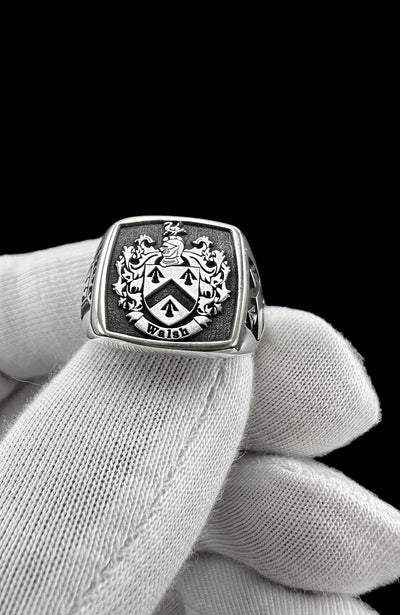 Coat of Arms Ring, Family Crest Rings, Custom Signet Ring, Crest Ring, Family Crest Signet Ring Christmas Gift