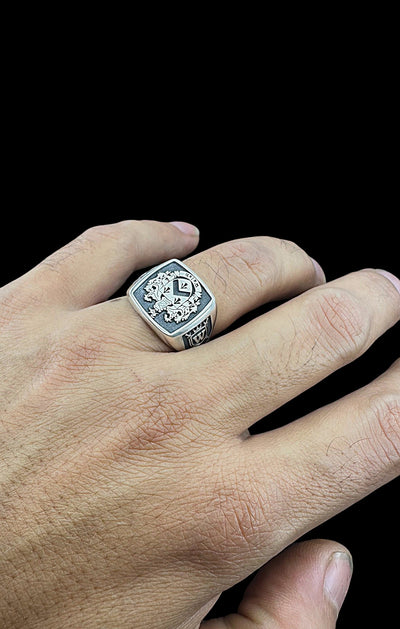 Coat of Arms Ring, Family Crest Rings, Custom Signet Ring, Crest Ring, Family Crest Signet Ring Christmas Gift