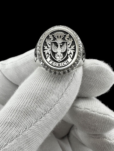 Coat of Arms Ring, Family Crest Rings, Custom Signet Ring, Crest Ring, Family Crest Signet Ring Christmas Gift