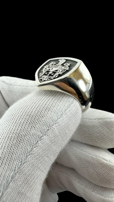 Coat of Arms Ring, Family Crest Rings, Custom Signet Ring, Crest Ring, Family Crest Signet Ring Christmas Gift