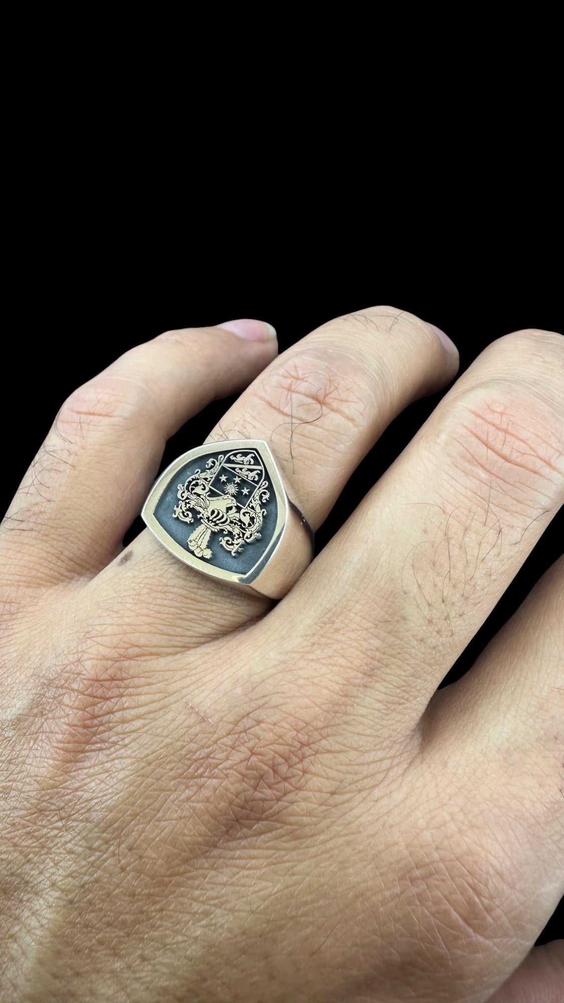 Coat of Arms Ring, Family Crest Rings, Custom Signet Ring, Crest Ring, Family Crest Signet Ring Christmas Gift