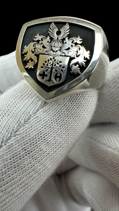 Coat of Arms Ring, Family Crest Rings, Custom Signet Ring, Crest Ring, Family Crest Signet Ring Christmas Gift