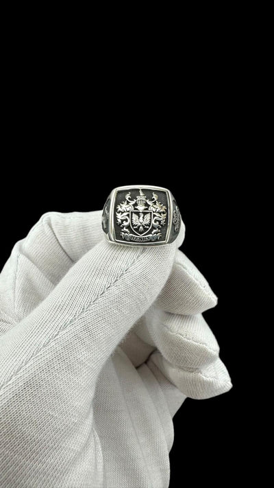 Coat of Arms Ring, Family Crest Rings, Custom Signet Ring, Crest Ring, Family Crest Signet Ring Christmas Gift