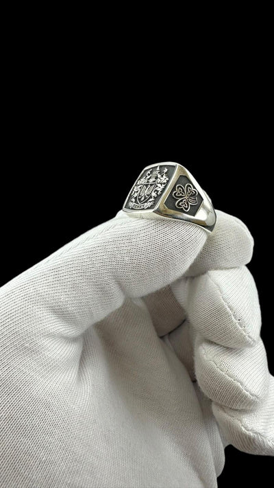 Coat of Arms Ring, Family Crest Rings, Custom Signet Ring, Crest Ring, Family Crest Signet Ring Christmas Gift