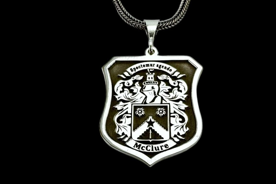 Coat of Arms Necklace, Family Crest Necklace, Custom Signet Pendant, Crest Ring, Family Crest Signet Necklace, Personalized Jewelry