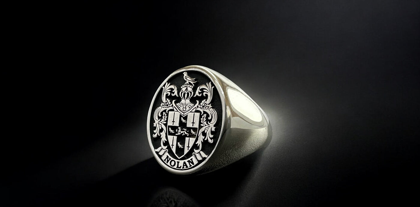 Coat of Arms Ring, Family Crest Rings, Custom Signet Ring, Crest Ring, Family Crest Signet Ring Christmas Gift