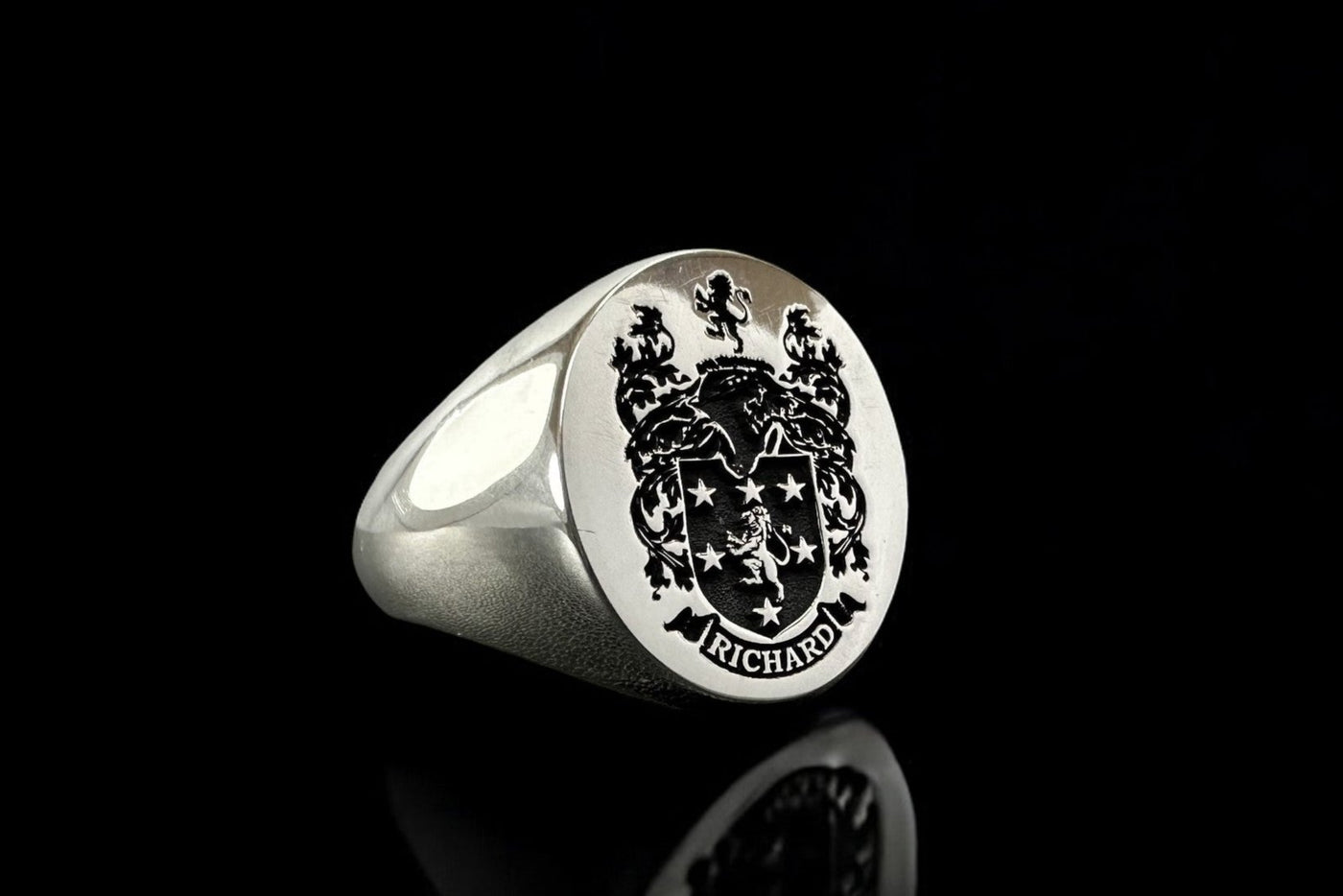 Coat of Arms Ring, Family Crest Rings, Custom Signet Ring, Crest Ring, Family Crest Signet Ring Christmas Gift