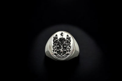 Coat of Arms Ring, Family Crest Rings, Custom Signet Ring, Crest Ring, Family Crest Signet Ring Christmas Gift