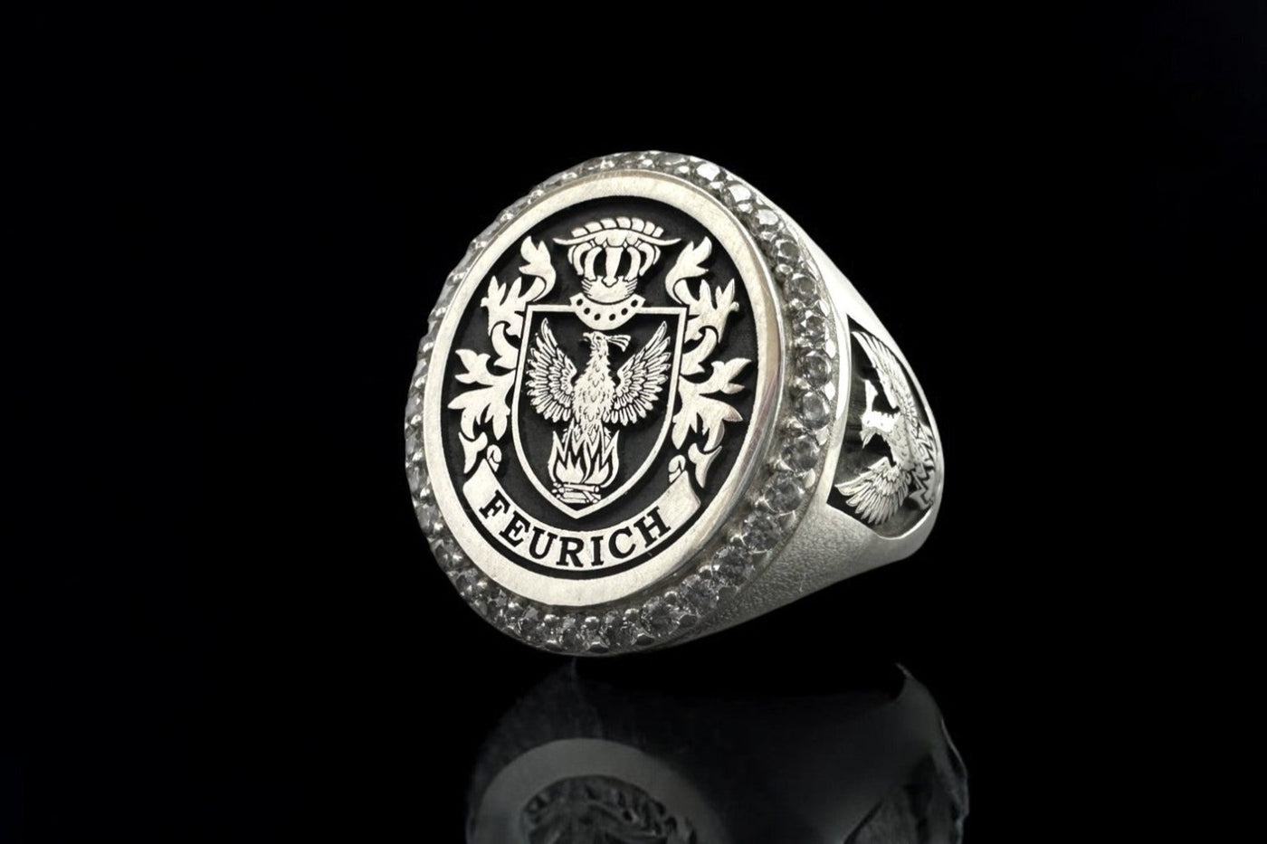 Coat of Arms Ring, Family Crest Rings, Custom Signet Ring, Crest Ring, Family Crest Signet Ring Christmas Gift