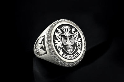 Coat of Arms Ring, Family Crest Rings, Custom Signet Ring, Crest Ring, Family Crest Signet Ring Christmas Gift