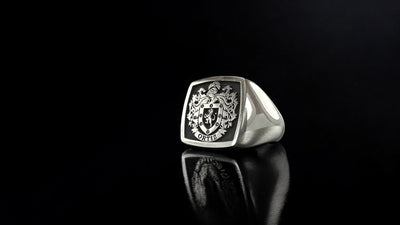 Coat of Arms Ring, Family Crest Rings, Custom Signet Ring, Crest Ring, Family Crest Signet Ring Christmas Gift