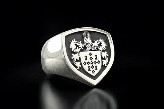 Coat of Arms Ring, Family Crest Rings, Custom Signet Ring, Crest Ring, Family Crest Signet Ring Christmas Gift