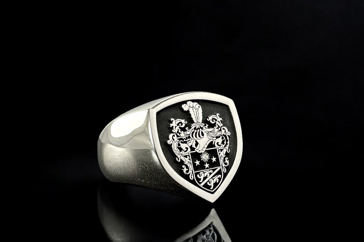 Coat of Arms Ring, Family Crest Rings, Custom Signet Ring, Crest Ring, Family Crest Signet Ring Christmas Gift