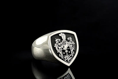 Coat of Arms Ring, Family Crest Rings, Custom Signet Ring, Crest Ring, Family Crest Signet Ring Christmas Gift