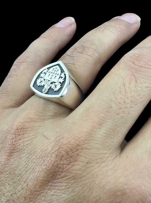 Coat of Arms Ring, Family Crest Rings, Custom Signet Ring, Crest Ring, Family Crest Signet Ring Christmas Gift